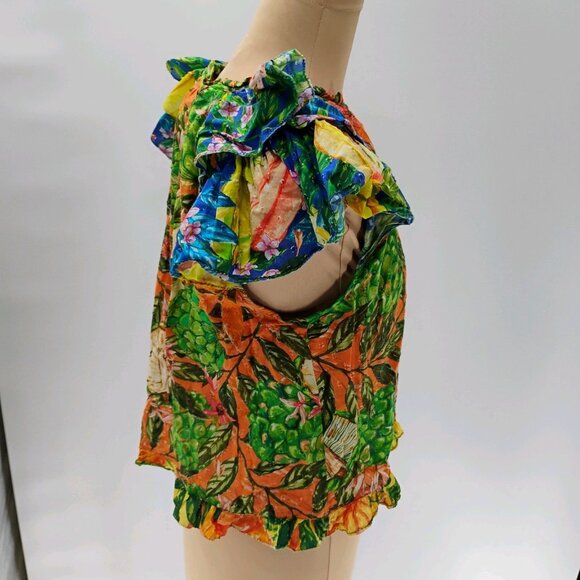 FARM RIO CAIPIRINHA Top in tropical design size M - Picture 10 of 16